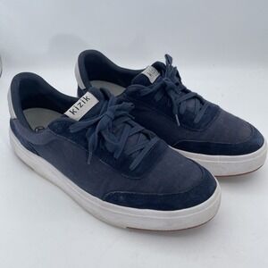 Kizik The Prague Sneakers Mens 11.5 Black Suede & Canvas Hands Free Casual Shoes